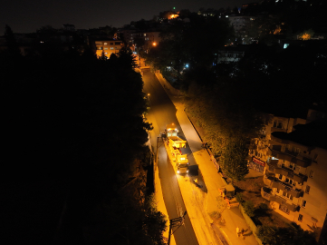 Bursa'da asfalt mesaisi sürüyor