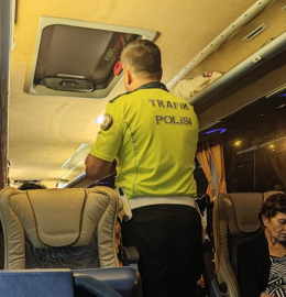 Yolculara emniyet kemeri bilinci aşılandı