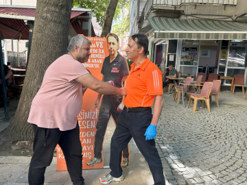 Dönerciyi deviren bedavaya yiyor