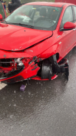 Ünlü rapçi otomobiliyle kaza yaptı