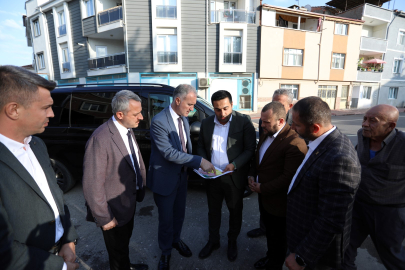 İnegöl'de asfalt çalışmaları devam ediyor