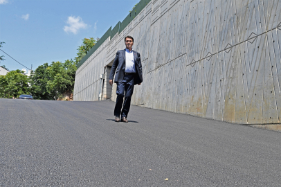 Osmangazi yollarına kara makyaj