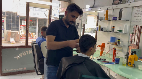 Husumetlisine berberde kurşun yağdırdı