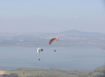Bursa'da gökyüzü renklendi