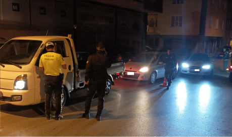 236 araç kontrol edildi