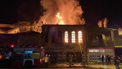 İstanbul'da büyük müze yangını