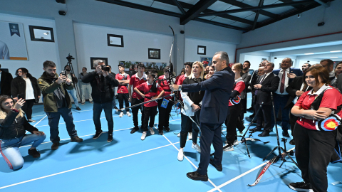 Bursa'nın yeni okçuluk tesisi törenle açıldı