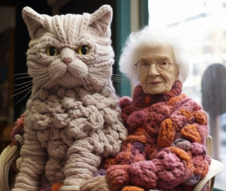 İlk bakışta gerçek örgü sanılıyor ama...