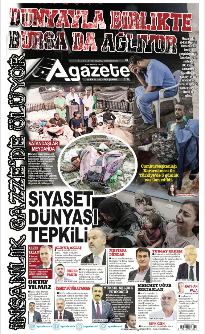 19 Ekim 2023 Perşembe