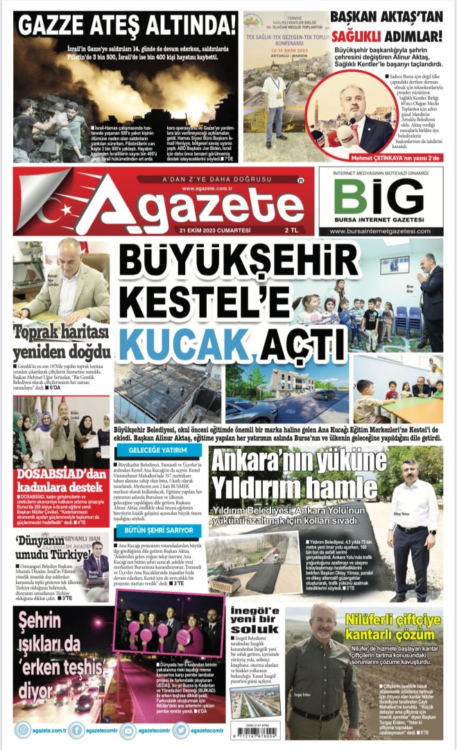 21 Ekim 2023 Cumartesi