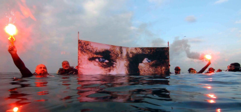 Dolmabahçe'de en büyük dalış