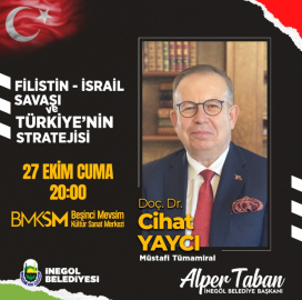 İnegöl'de 'Filistin' konuşulacak