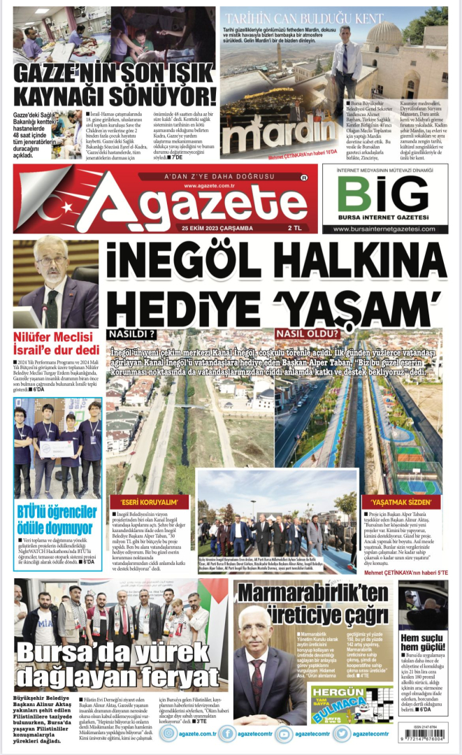 25 Ekim 2023 Çarşamba