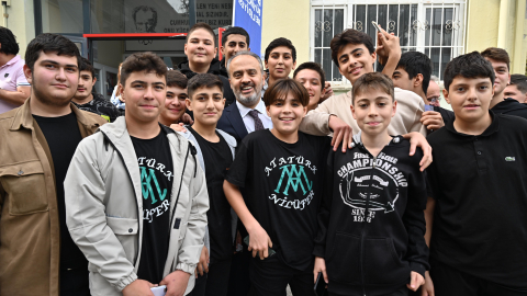 Başkan Aktaş, Atatürk MTAL'yi ziyaret etti