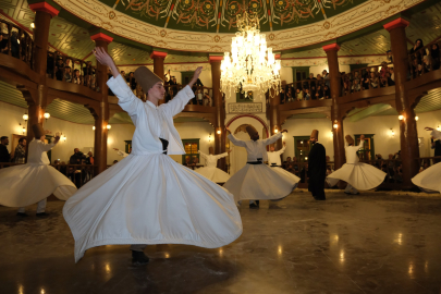 400 yıllık tarih sema gösterisi ile parladı