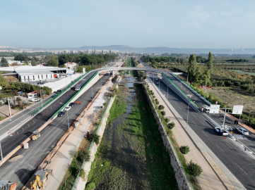 Fuat Kuşçuoğlu Köprüsü ile Acemler trafiği nefes alacak