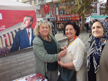 Cumhuriyet Kadınları Derneği Anıtkabir yolcusu
