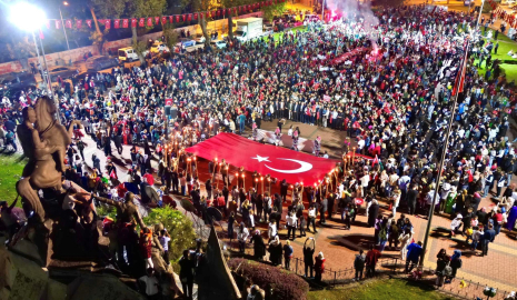 İnegöl'de Cumhuriyet coşkusu