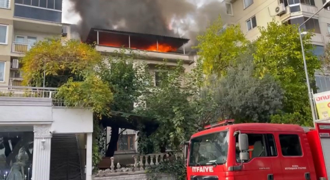 Çekirge'de yangın paniğe neden oldu