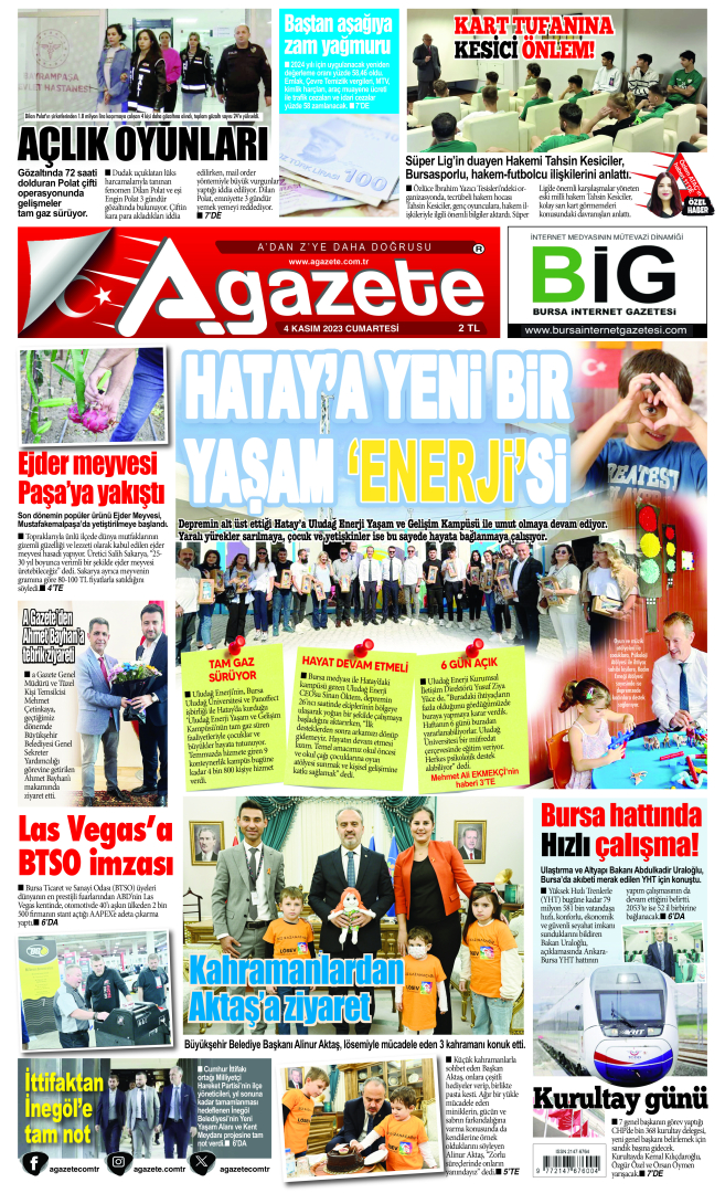 5 Kasım 2023 Cumartesi