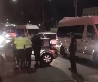 Trafikte uyuya kaldı