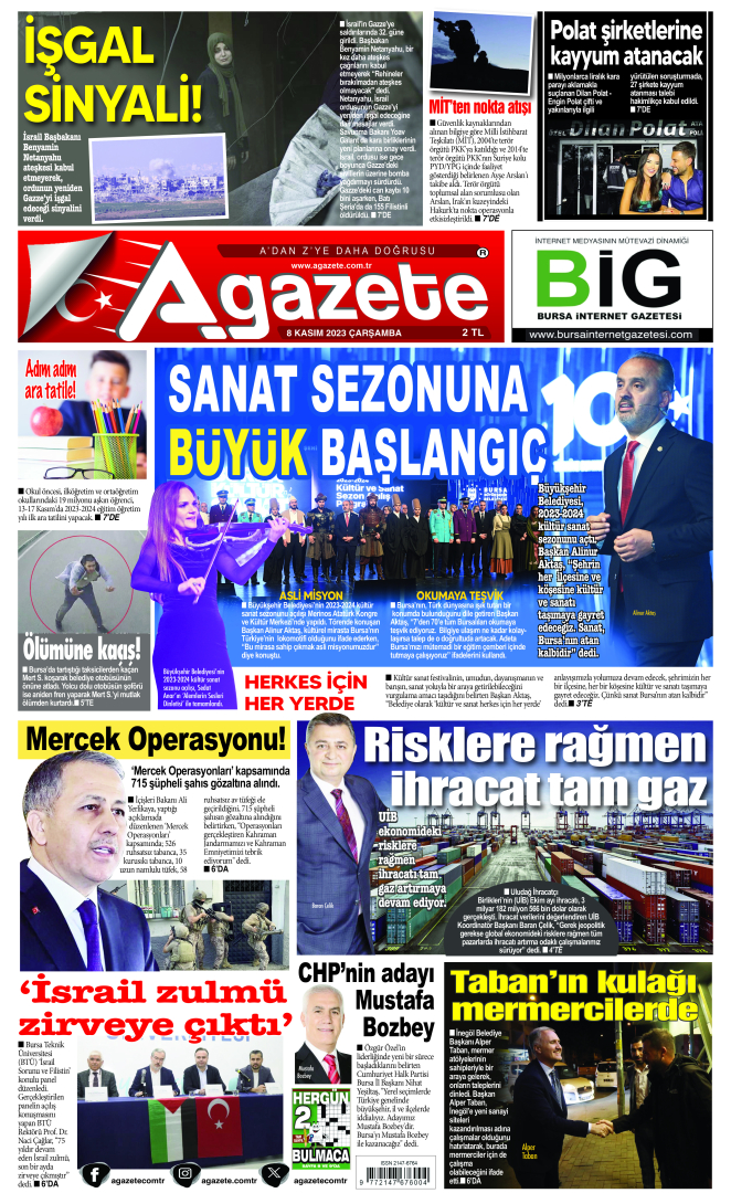 8 Kasım 2023 Çarşamba