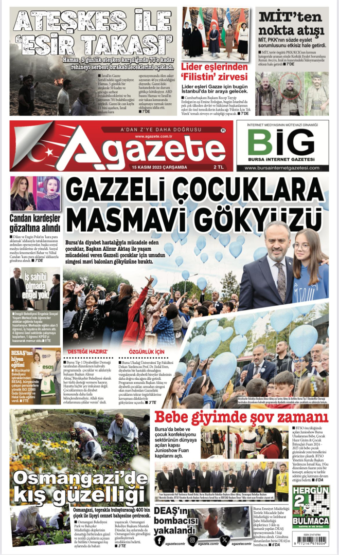 15 Kasım 2023 Çarşamba