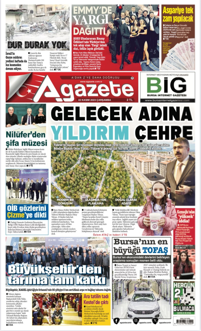 22 Kasım 2023 Çarşamba