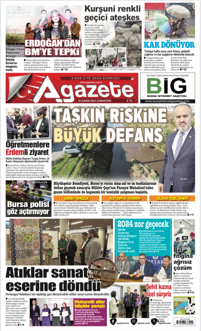 25 Kasım 2023 Cumartesi