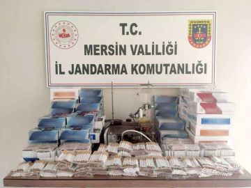 Jandarma kaçak makaronları ele geçirdi