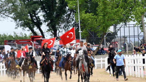 Rahvan atları fetih coşkusunu zirveye taşıdı