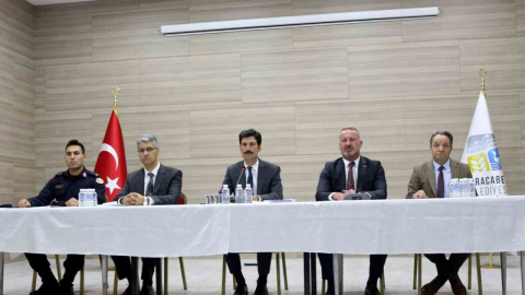 İlk Muhtarlar Toplantısı Kaymakam Kafkas Başkanlığında Yapıldı