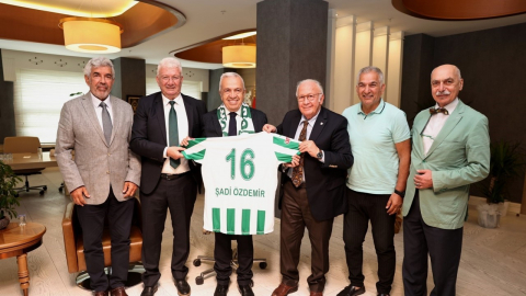 Sinan Bür ve ekibinden Başkan Özdemir’e ziyaret