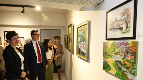 El emeği eserler Nilüfer Sanat Atölyeleri sergisinde açıldı