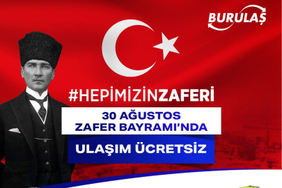 30 Ağustos Zafer Bayramı’nda ulaşım ücretsiz