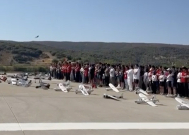 Gökçeada TEKNOFEST’te sıra ’Savaşan İHA Yıldızlar Yarışması’nda