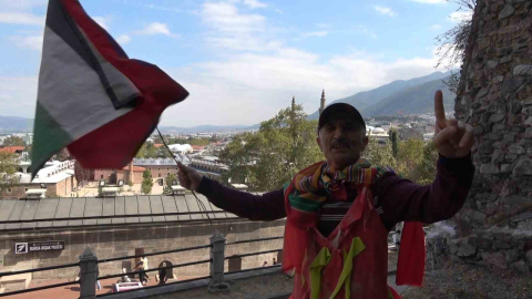 ’Kartal’ oldu, ’ayı’ oldu, ’arı’ oldu şimdi de Filistin’e böyle destek oldu