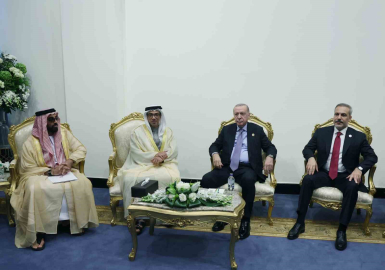 Cumhurbaşkanı Erdoğan, BAE Devlet Başkan Yardımcısı Al Nahyan ile görüştü