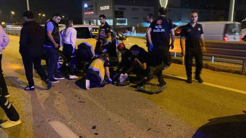 Bursa’da zincirleme kaza: 5 araç birbirine girdi, 3 kişi yaralandı