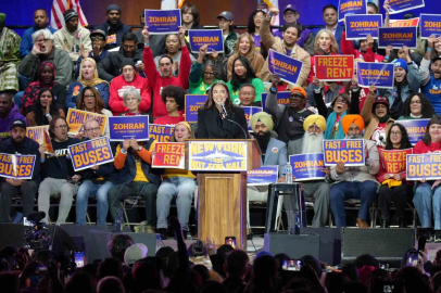 New York’un ilk Müslüman belediye başkanı adayı Mamdani’den "New York Satılık Değil" mitingi