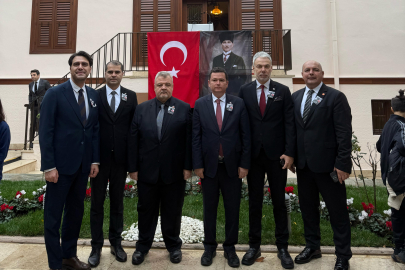 Başkan Aydın Selanik’te Atatürk’ü andı