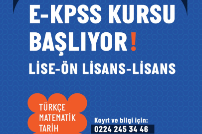 Nilüfer Belediyesi’nden engelli bireylere ücretsiz E-KPSS kursu