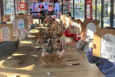 Çocuklar Pancar Deposu’nda sanatla buluştu