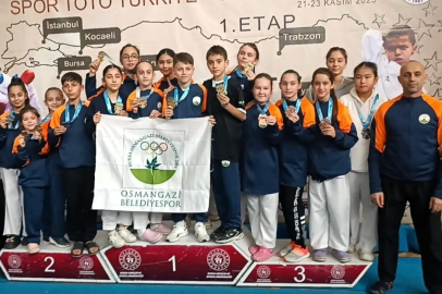 Türkiye Yıldızlar Ligi’nde madalyalar Osmangazi’ye yağdı