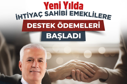 Büyükşehir’den emeklilere yeni yıl desteği