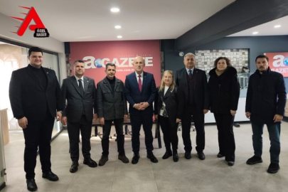 İYİ Parti Bursa’dan A Gazete’ye Kapsamlı Ziyaret