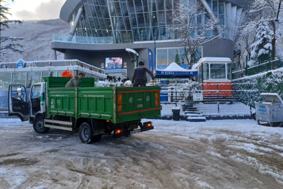 Bursa Büyükşehir’de kış mesaisi sürüyor