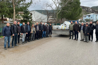 Lodostan zarar gören seralara Büyükşehir desteği