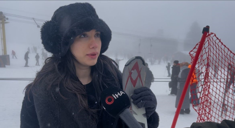 Sömestr tatilinde Uludağ’a büyük ilgi, pistler hınca hınç doldu