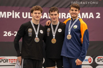 Osmangazi Belediyesporlu Arda Meriç’ten bronz madalya